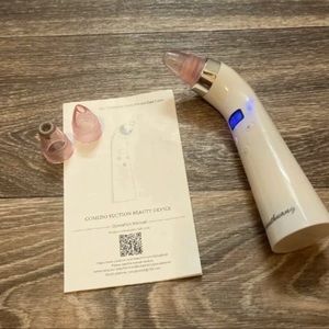 Pore vacuum suction skincare device